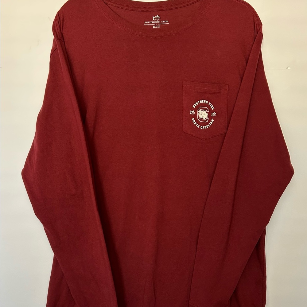 Southern Tide Gamecocks Long Sleeve Shirt Size L